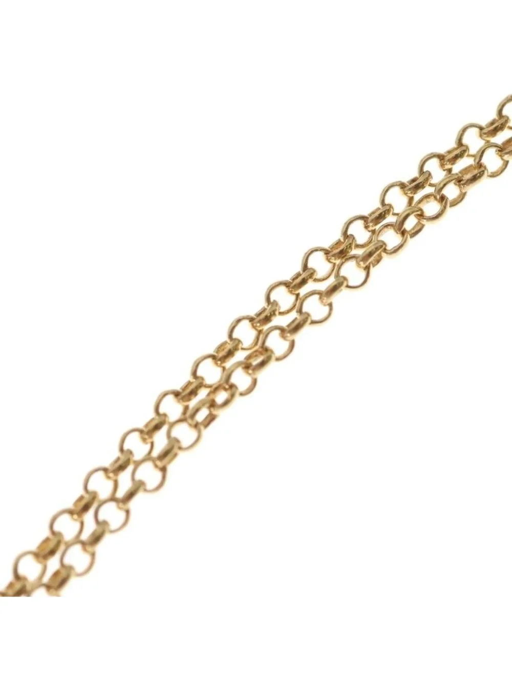 Chrome Hearts 22k Neckchain Roll Chain Necklace Gold